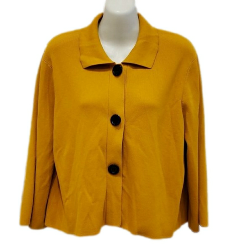 NO Tags Mustard Color Lightweight Ladies Woman's Sweater  Small-Medium Cardigain